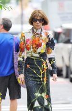 ANNA WINTOUR Out in New York 06/16/2016