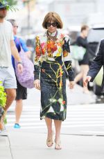 ANNA WINTOUR Out in New York 06/16/2016