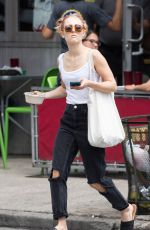 ANNASOPHIA ROBB Out and About in New York 06/29/2016