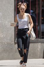 ANNASOPHIA ROBB Out and About in New York 06/29/2016