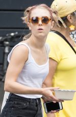 ANNASOPHIA ROBB Out and About in New York 06/29/2016