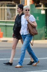 ANNIE LENNOX and Daughter TALI TAKE Out in Manhattan 06/11/2016