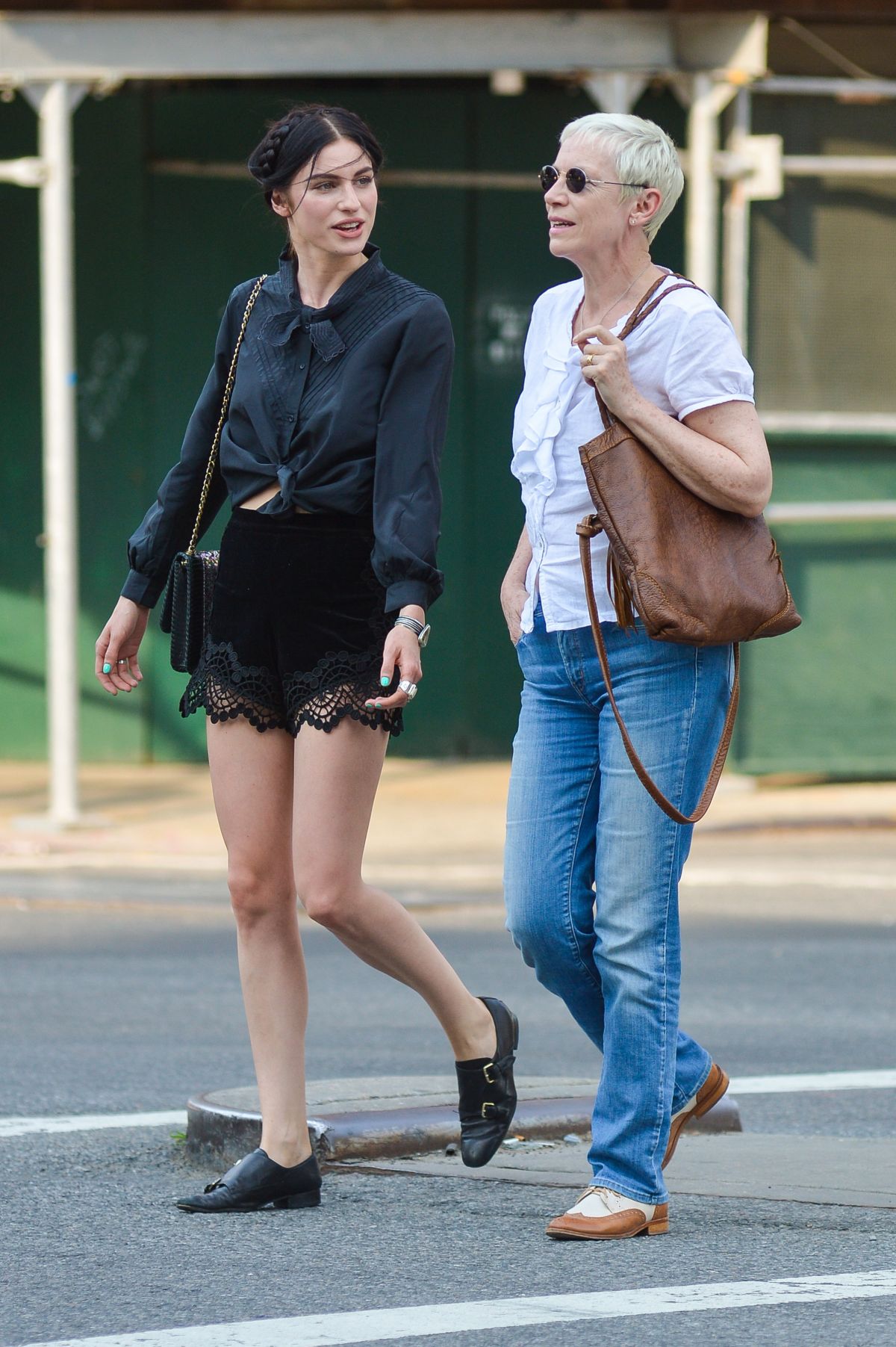 ANNIE LENNOX and Daughter TALI Out in Manhattan 06/11/2016.