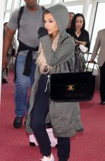ARIANA GRANDE Arrives at Haneda Airport in Tokyo 06/13/2016