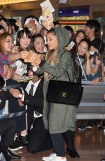 ARIANA GRANDE Arrives at Haneda Airport in Tokyo 06/13/2016