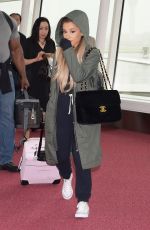 ARIANA GRANDE Arrives at Haneda Airport in Tokyo 06/13/2016
