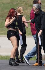 ARIEL WINTER on the Set of 