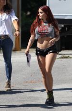 ARIEL WINTER on the Set of 