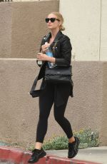 ASHLEE SIMSPON Heading to Tracy Anderson Gym in West Hollywood 06/06/2016