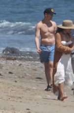 ASHLEY BENSON and VANESSA HUDGENS at a Beach in Malibu 06/05/2016