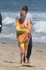 ASHLEY BENSON and VANESSA HUDGENS at a Beach in Malibu 06/05/2016