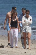 ASHLEY BENSON and VANESSA HUDGENS at a Beach in Malibu 06/05/2016