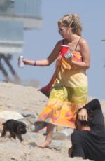 ASHLEY BENSON and VANESSA HUDGENS at a Beach in Malibu 06/05/2016