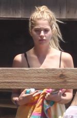 ASHLEY BENSON and VANESSA HUDGENS at a Beach in Malibu 06/05/2016