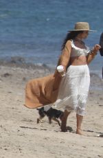 ASHLEY BENSON and VANESSA HUDGENS at a Beach in Malibu 06/05/2016