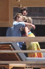 ASHLEY BENSON and VANESSA HUDGENS at a Beach in Malibu 06/05/2016