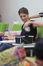 ASHLEY GREENE at a Nail Salon in Los Angeles 06/15/2016