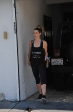 ASHLEY GREENE Heading to a Gym in Los Angeles 06/17/2016