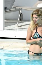 ASHLEY JAMES in Bikini at a Pool in Greece 06/21/2016