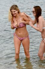 ASHLEY JAMES in Bikini on the Beach in Mykonos 06/06/2016