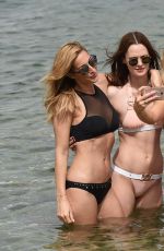ASHLEY JAMES in Bikini on the Beach in Mykonos 06/06/2016