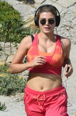 ASHLEY JAMES Jogging in Mykonos 06/02/2016