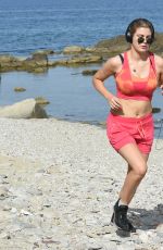 ASHLEY JAMES Jogging in Mykonos 06/02/2016