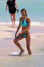 ASTRID BRYAN in Bikini on the Beach in Miami 06/25/2016