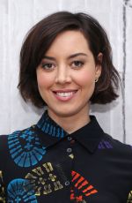 AUBREY PLAZA at AOL Build Speakers Series in New York 06/20/2016