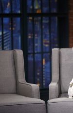 AUBREY PLAZA at Late Night with Seth Meyers in New York 06/23/2016