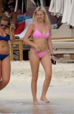 AVA SAMBORA in Bikini at a Beach in St. Barts 6/26/16