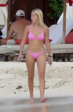 AVA SAMBORA in Bikini at a Beach in St. Barts 6/26/16
