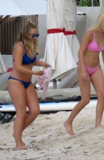 AVA SAMBORA in Bikini at a Beach in St. Barts 6/26/16