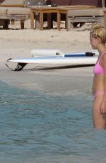 AVA SAMBORA in Bikini at a Beach in St. Barts 6/26/16