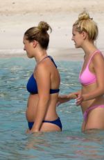AVA SAMBORA in Bikini at a Beach in St. Barts 6/26/16
