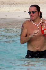 AVA SAMBORA in Bikini at a Beach in St. Barts 6/26/16