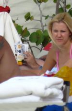 AVA SAMBORA in Bikini at a Beach in St. Barts 6/26/16