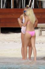 AVA SAMBORA in Bikini at a Beach in St. Barts 6/26/16