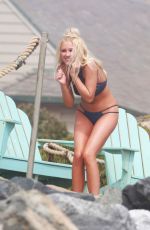 AVA SAMBORA on the Set of a 138 Water Photoshoot in Malibu 06/13/2016