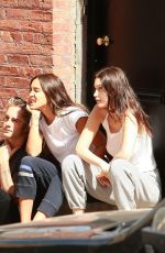 BELLA HADID and Firends Out in New York 06/13/2016