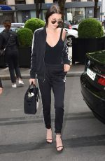BELLA HADID Arrives at Geroge V Hotel in Paris 06/24/2016