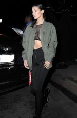 BELLA HADID Leaves Nice Guy in West Hollywood 06/16/2016