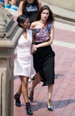 BELLA HADID on the Set of a Phtoshoot in New York 06/29/2016