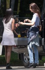 BELLA HADID on the Set of a Phtoshoot in New York 06/29/2016