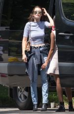 BELLA HADID on the Set of a Phtoshoot in New York 06/29/2016