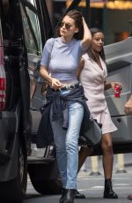 BELLA HADID on the Set of a Phtoshoot in New York 06/29/2016