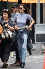 BELLA HADID on the Set of a Phtoshoot in New York 06/29/2016