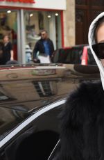 BELLA HADID Out and About in Paris 06/04/2016