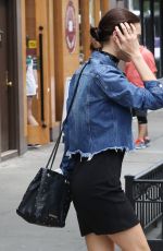 BELLA HADID Out in New York 06/11/2016