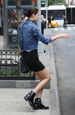 BELLA HADID Out in New York 06/11/2016